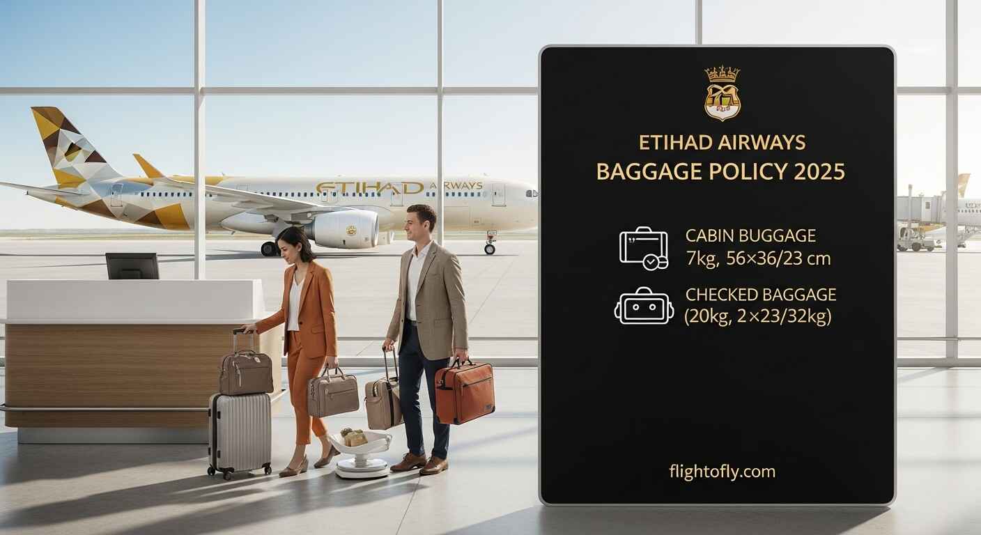 Etihad Airways Baggage Policy 2025 Cabin, Checked, and Extra Charges