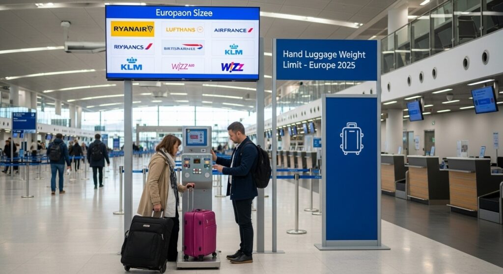 Hand Luggage Weight Limit in Europe