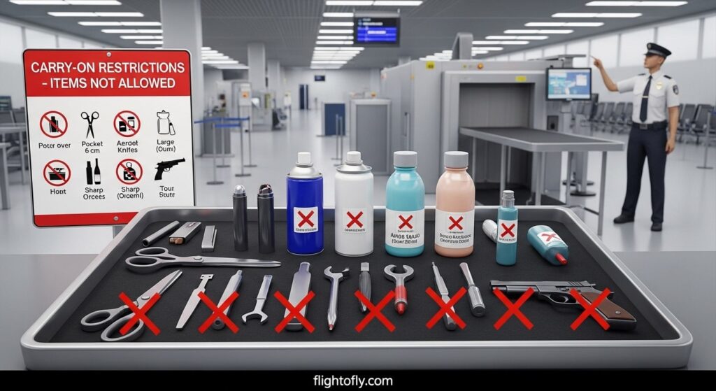 Items Not Allowed in Carry-On What You Should not Pack