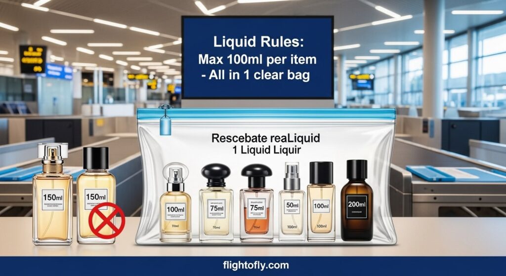 perfume in your hand luggage