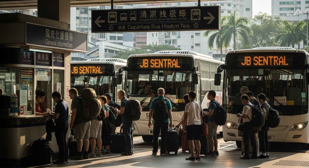 Singapore to Johor Bahru by bus
