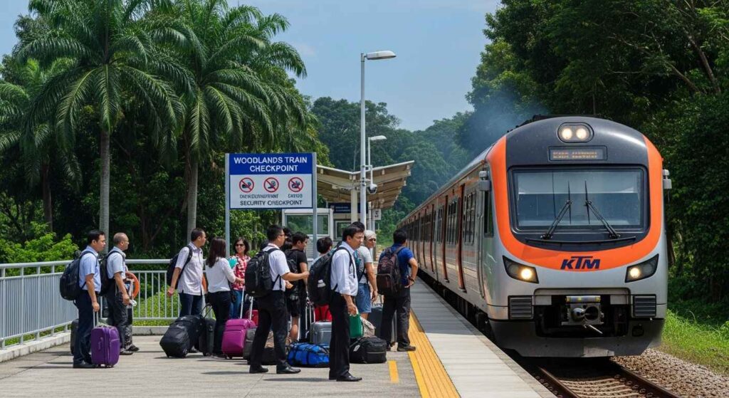 Singapore to Johor Bahru by train